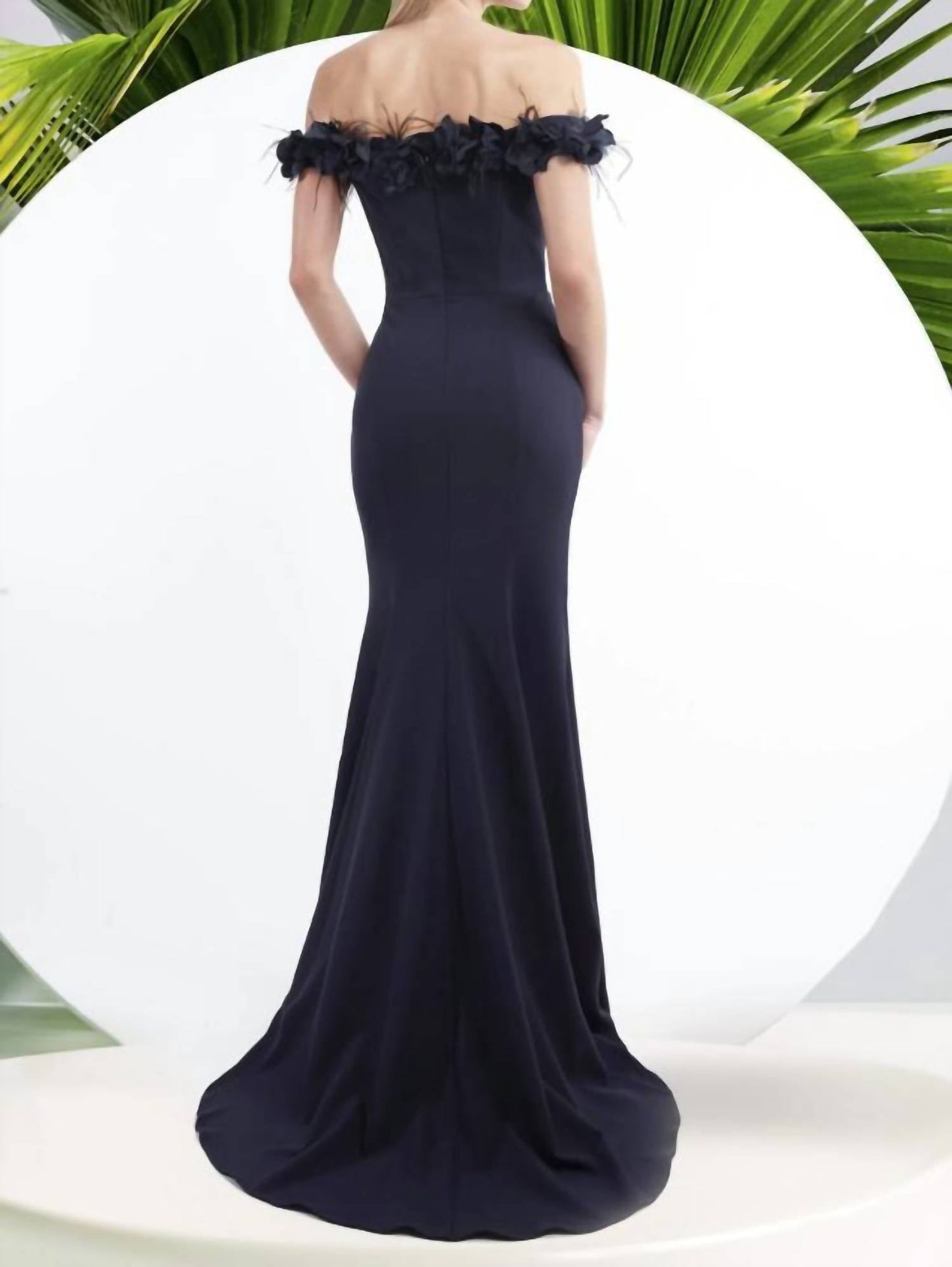 Janique - Floral Off Shoulder Long Dress
