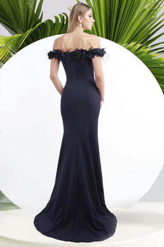 Janique - Floral Off Shoulder Long Dress