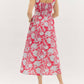 Entro - Floral Print Midi Dress