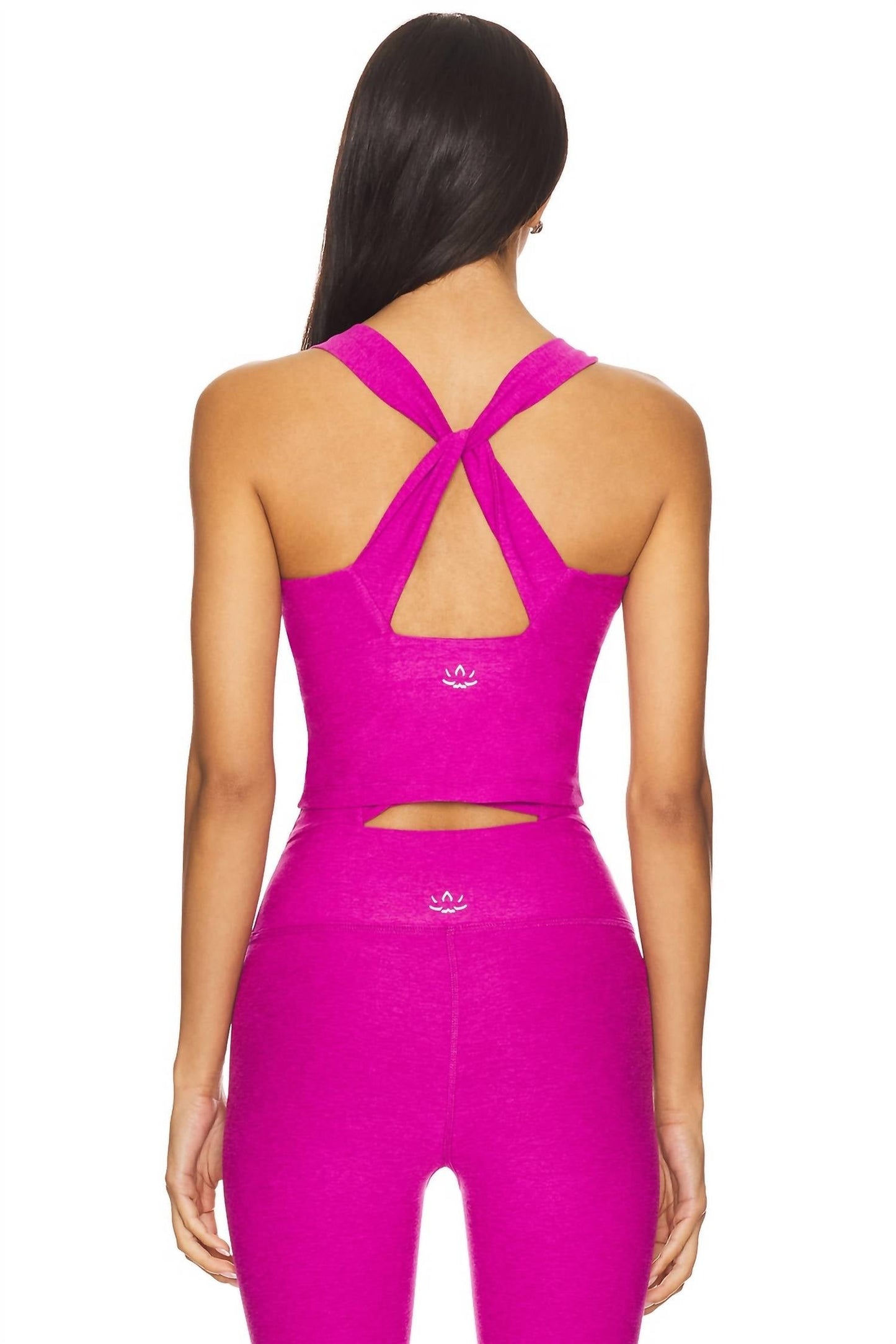 Beyond Yoga - Space Dye Twist Through Cropped Tank Top