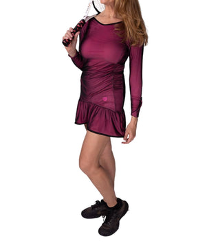 Love Love Tennis - Vestido Vee Monroe de manga comprida