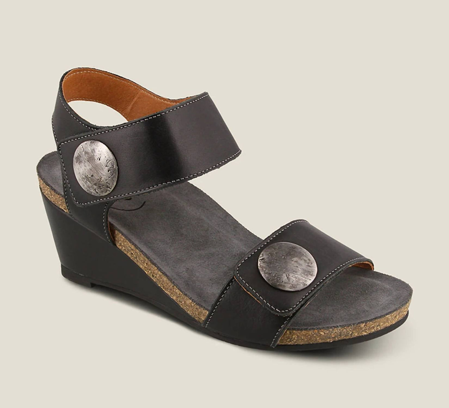 Taos - Women's Carousel 3 Leather Wedge Sandal