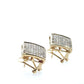Aamiaa - Women's Princess Shaped Natural Diamond Earrings