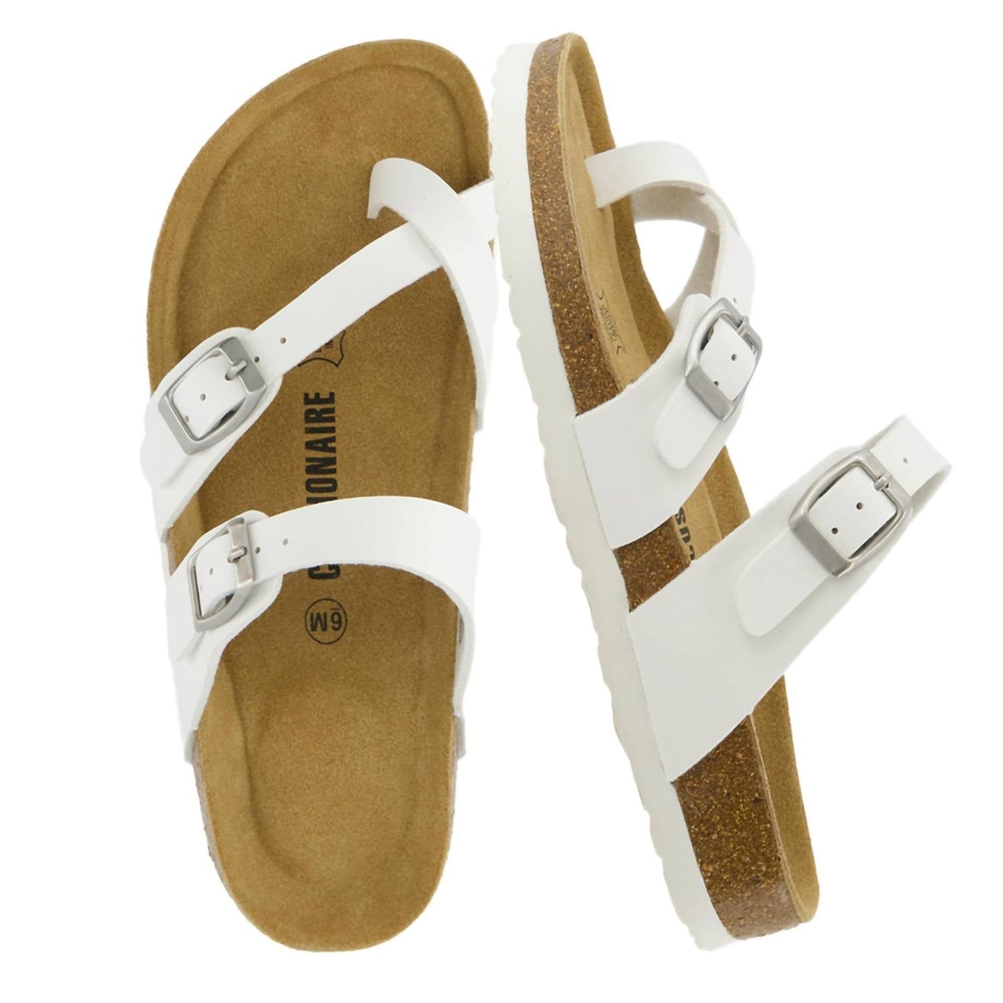 Cushionaire - Women's Luna Cork Footbed Sandals