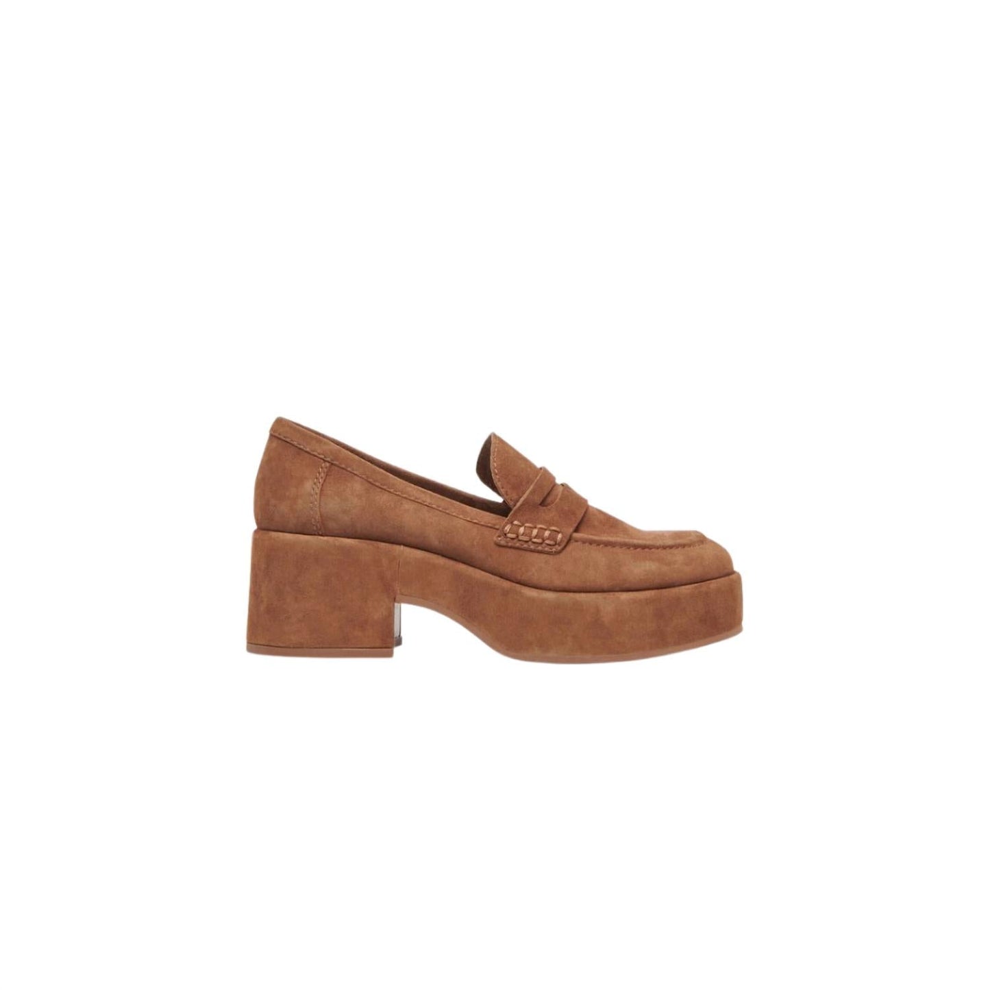 Dolce Vita - Yanni Suede Chestnut Loafers