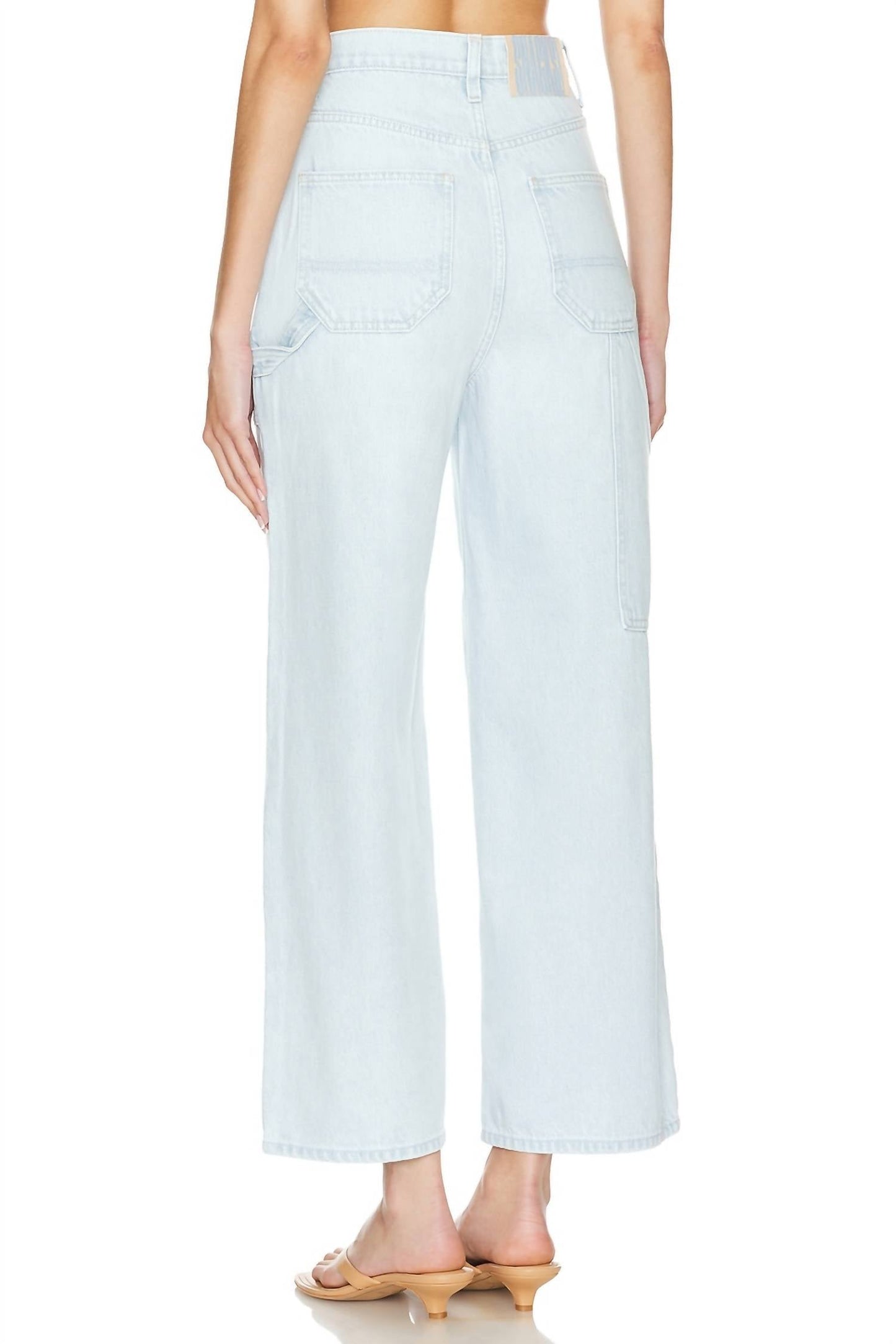 Mother - High Waisted Smoothie Carpenter Ankle Jeans