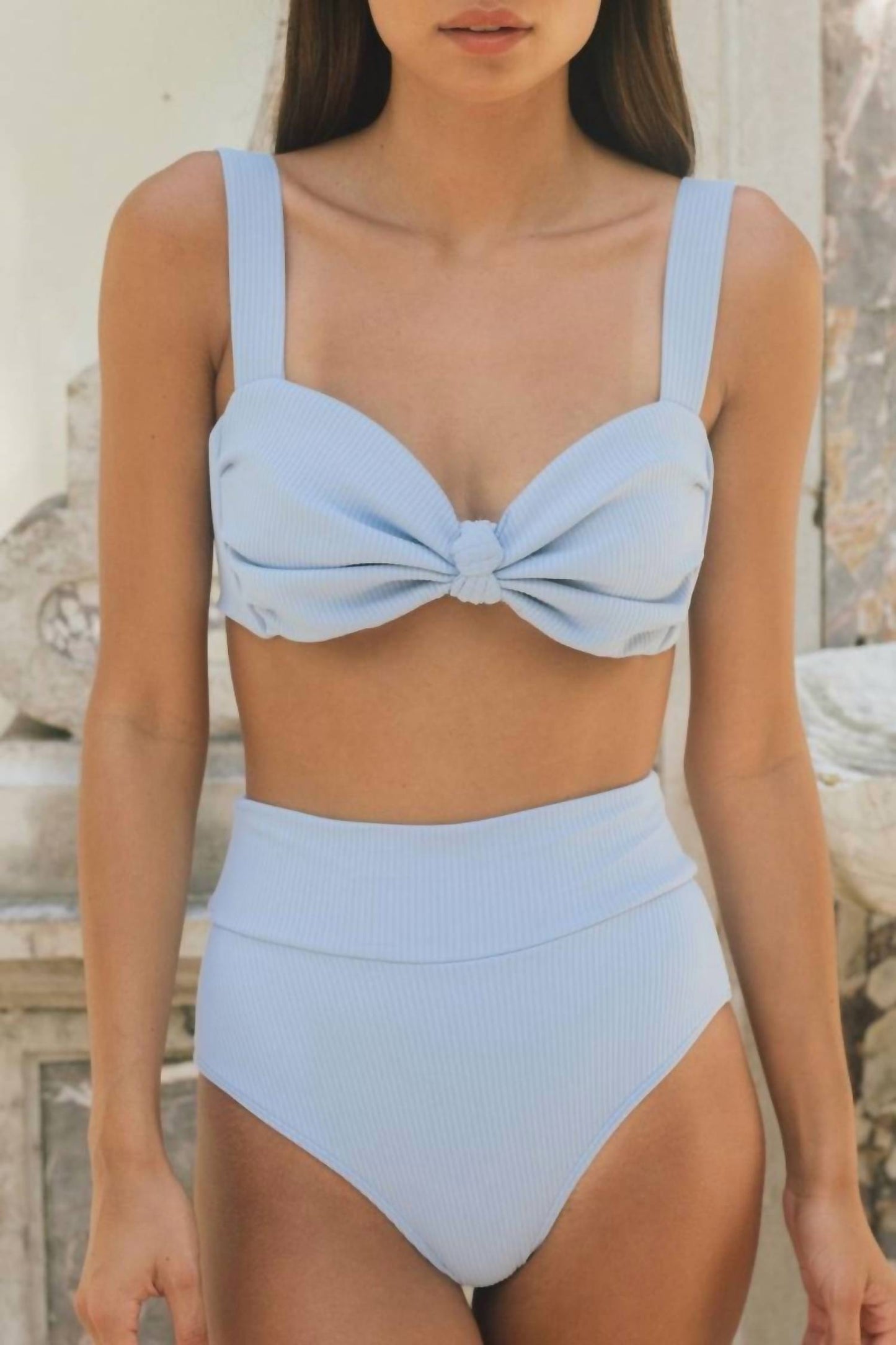Montce - Women's Added Coverage High Rise Bikini Bottom