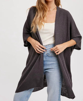 Bluivy - Ayla Wide Sleeve Open Front Cardigan