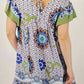 Gigio - Printed V-neck Mini Dress