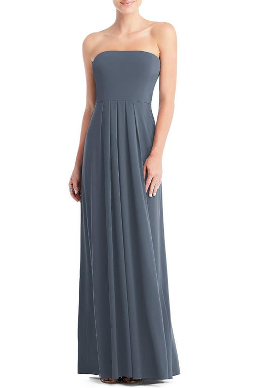 Dessy Collection Multi-Way Loop A-Line Gown in Silverstone at Nordstrom, Size X-Small