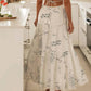 Trendsi - Cutout Printed Sleeveless Midi Cami Dress