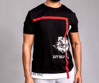 The Athletic Side Of Us - Act Self Black Short Sleeve T-shirt