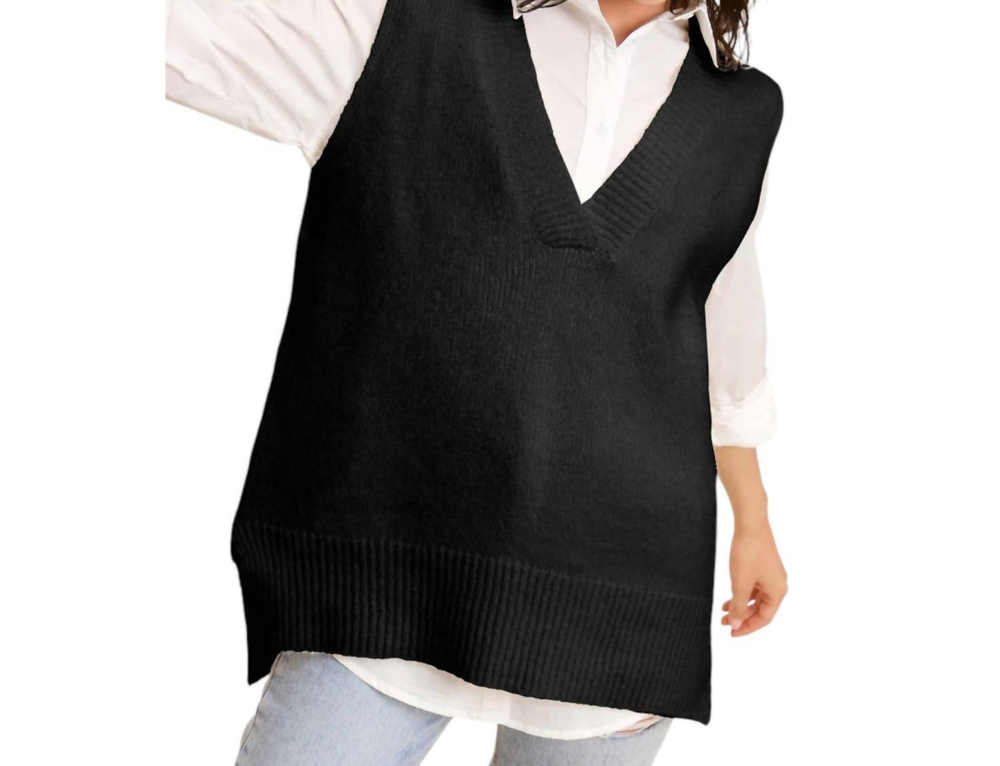 La Miel - V-neck Sweater Vest