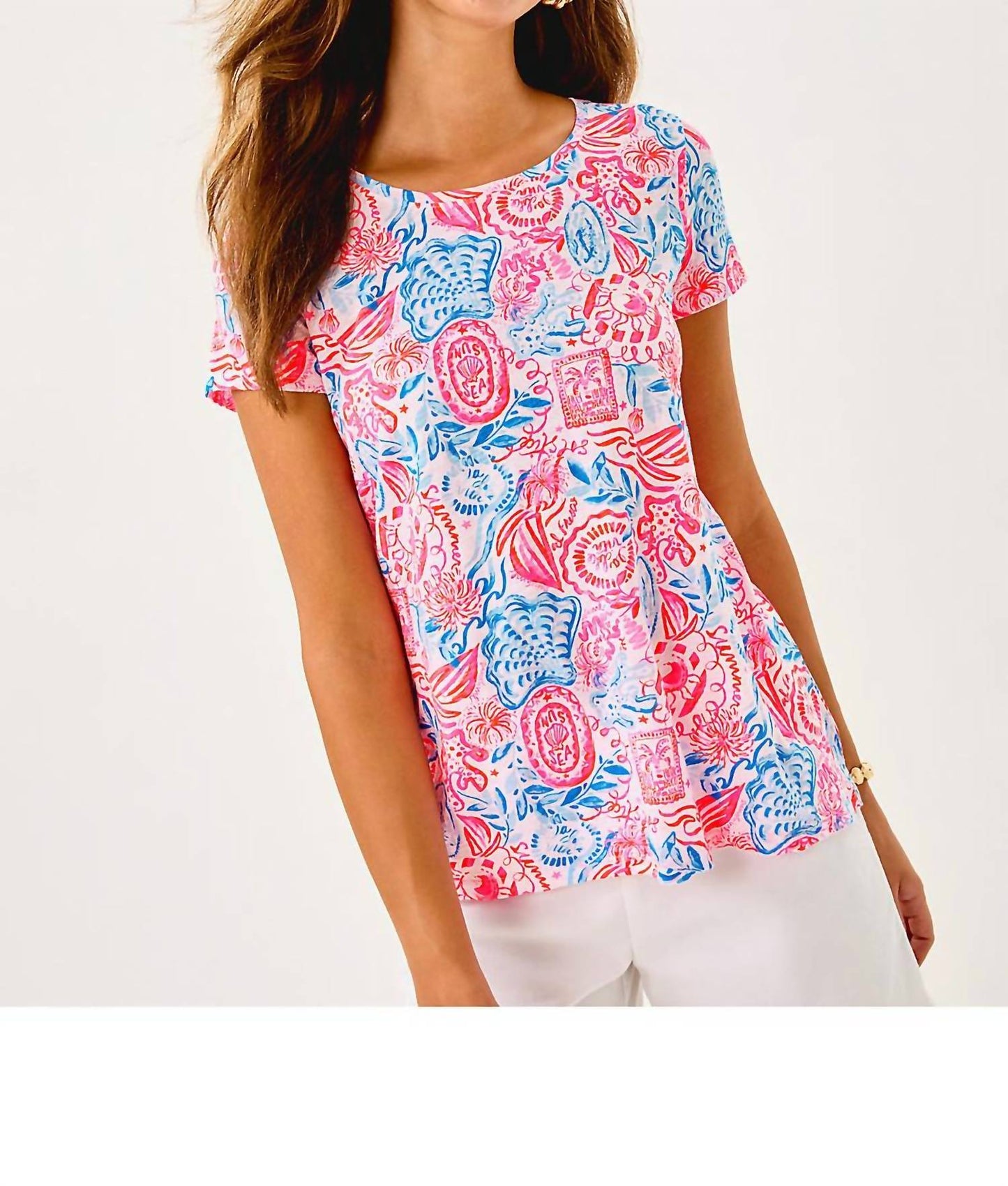 Lilly Pulitzer - Etta Scoop Neck Top