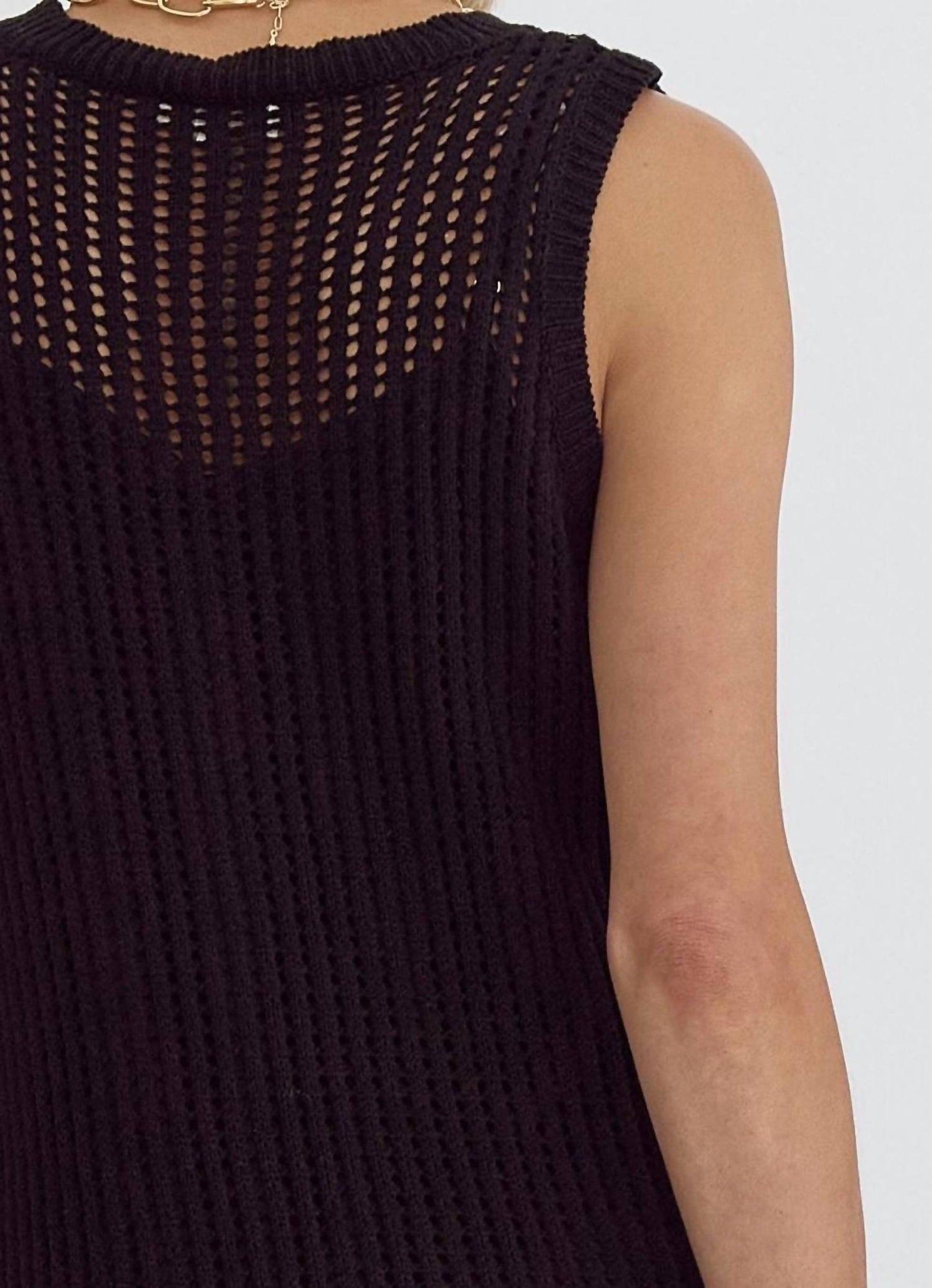 Entro - Knit Sleeveless Midi Dress