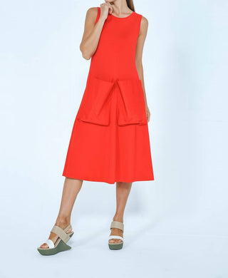 Simply Mila - Vestido feminino com bolso grande