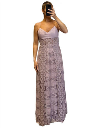 Btb Los Angeles - Vestido Longo Madeira