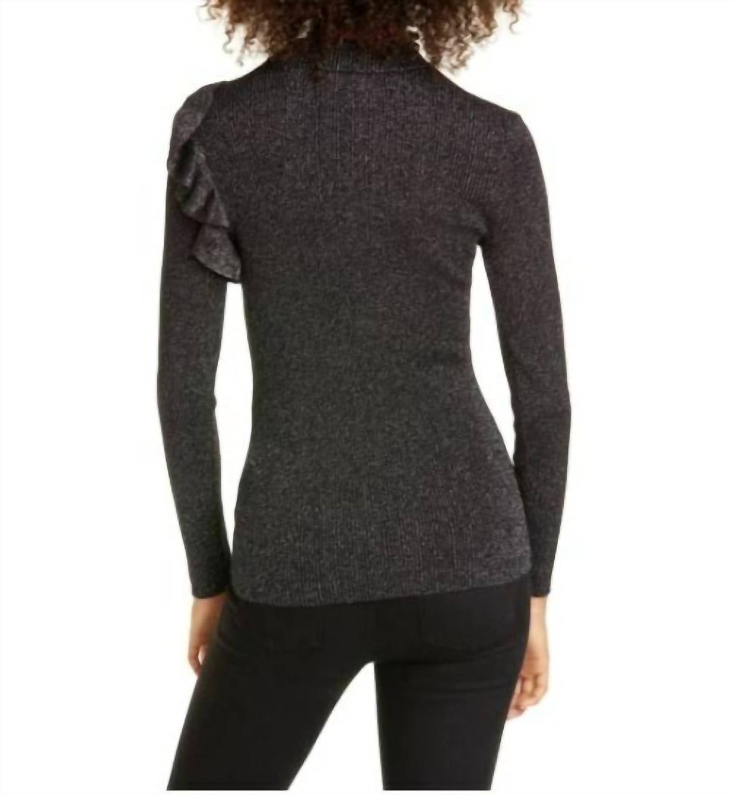 Ted Baker - Addale Rib Knit Ruffle Sweater