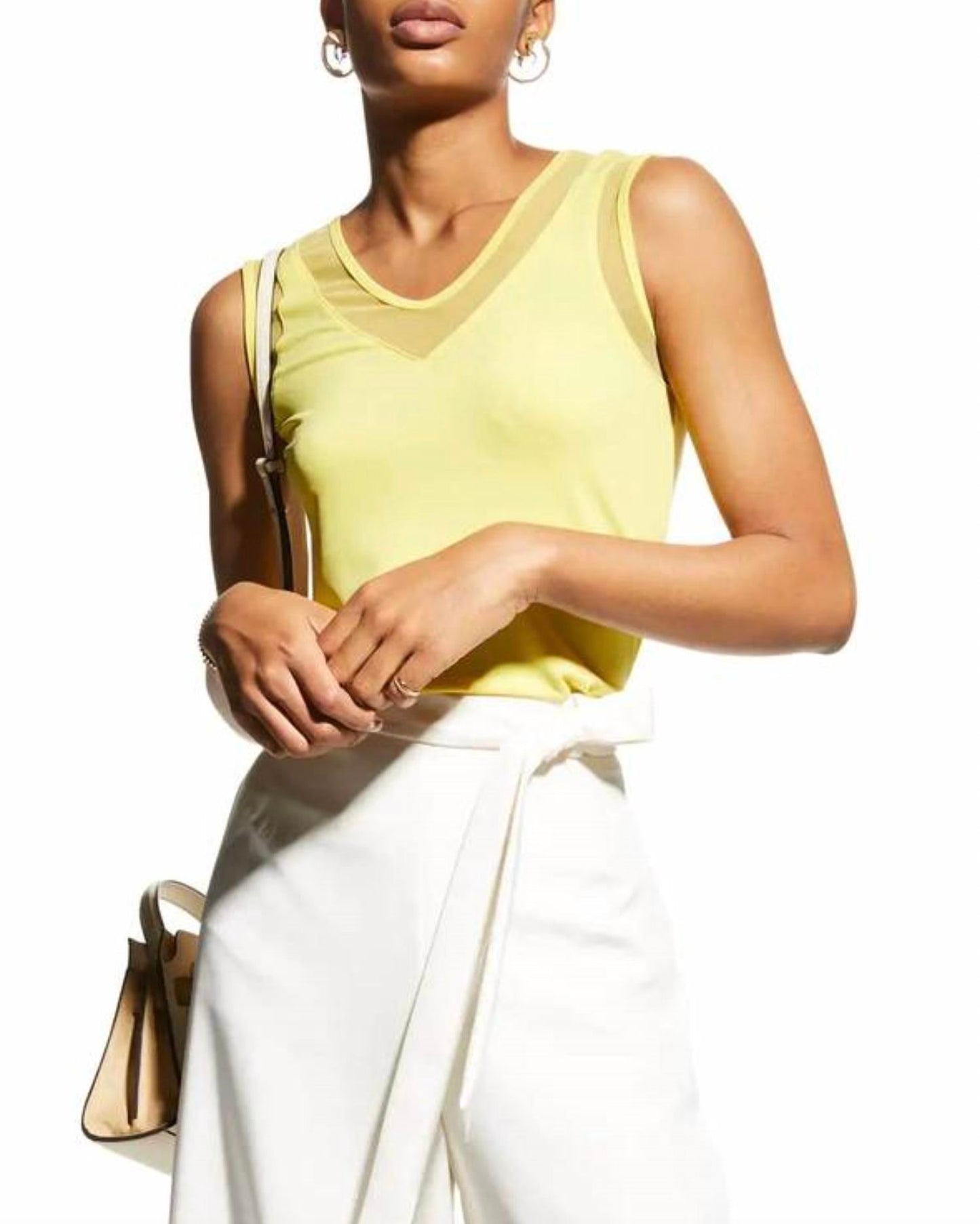 Anatomie - Jackson Short Sleeve V-Neck Tank Top