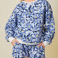 Baevely By Wellmade - Floral Bliss Sherpa Pullover