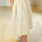 Buru - Quilted Party Midi Skirt