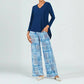 Clara Sun Woo - V Neck Side Flow Top