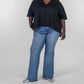 Psophia - V-neck One Pocket Dolman Tee