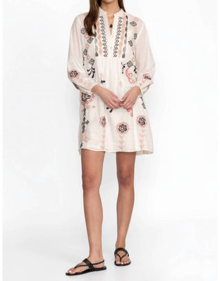 Johnny Was - Vestido Bellania Button Yoke Field