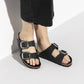 Birkenstock - Sandália feminina Arizona Big Buckle em couro oleado