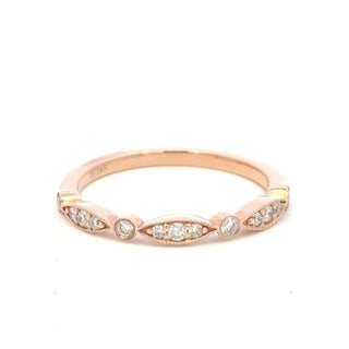 Aamiaa - Diamante Natural de 0,19 Quilates - 1,80 Gramas 14k Rg