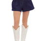 Entro - Kelsie Flared High-waisted Denim Shorts