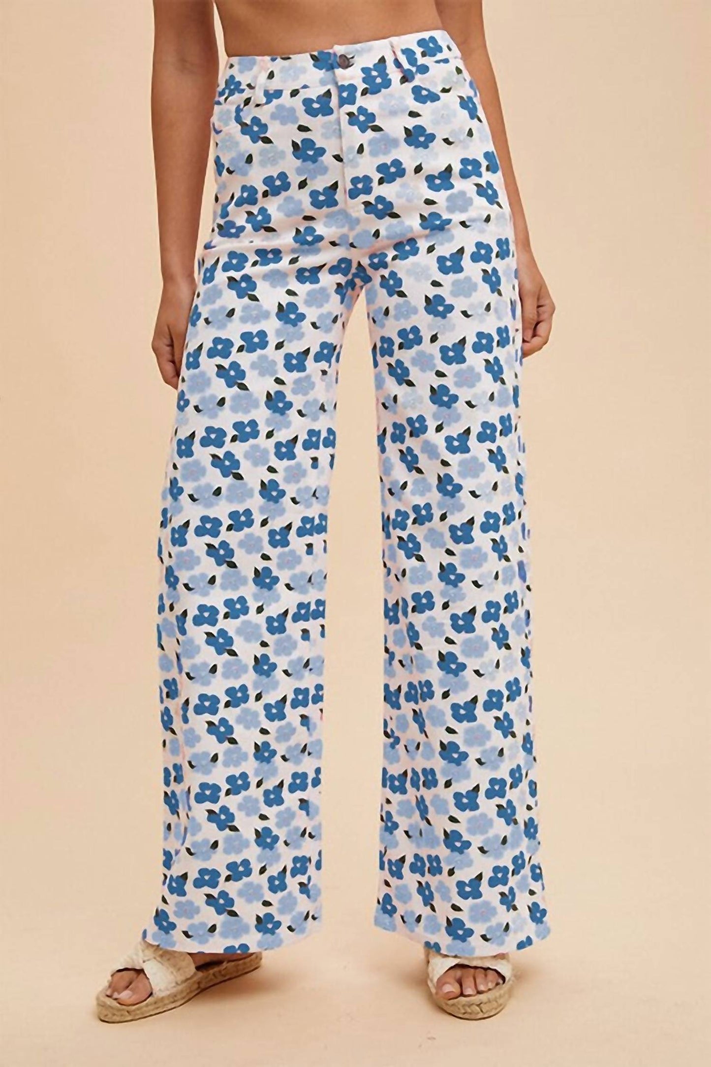 Anniewear - Daisy Denim Floral Jeans