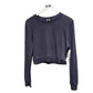 8586 - Women's Lounge Long Sleeve Crop Sweatshirt