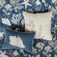7 Piece Cotton Sateen Comforter Set Blue Cal King