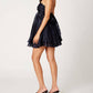 Cotton Candy - Strapless Navy Baby Doll Dress
