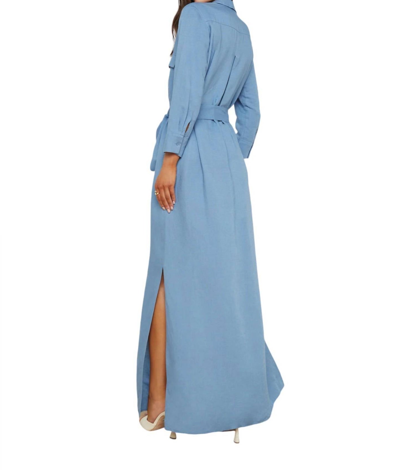 L'Agence - Cameron Long Shirt Dress