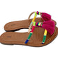 Schutz - Women's Tassels Strappy Flat Sandal
