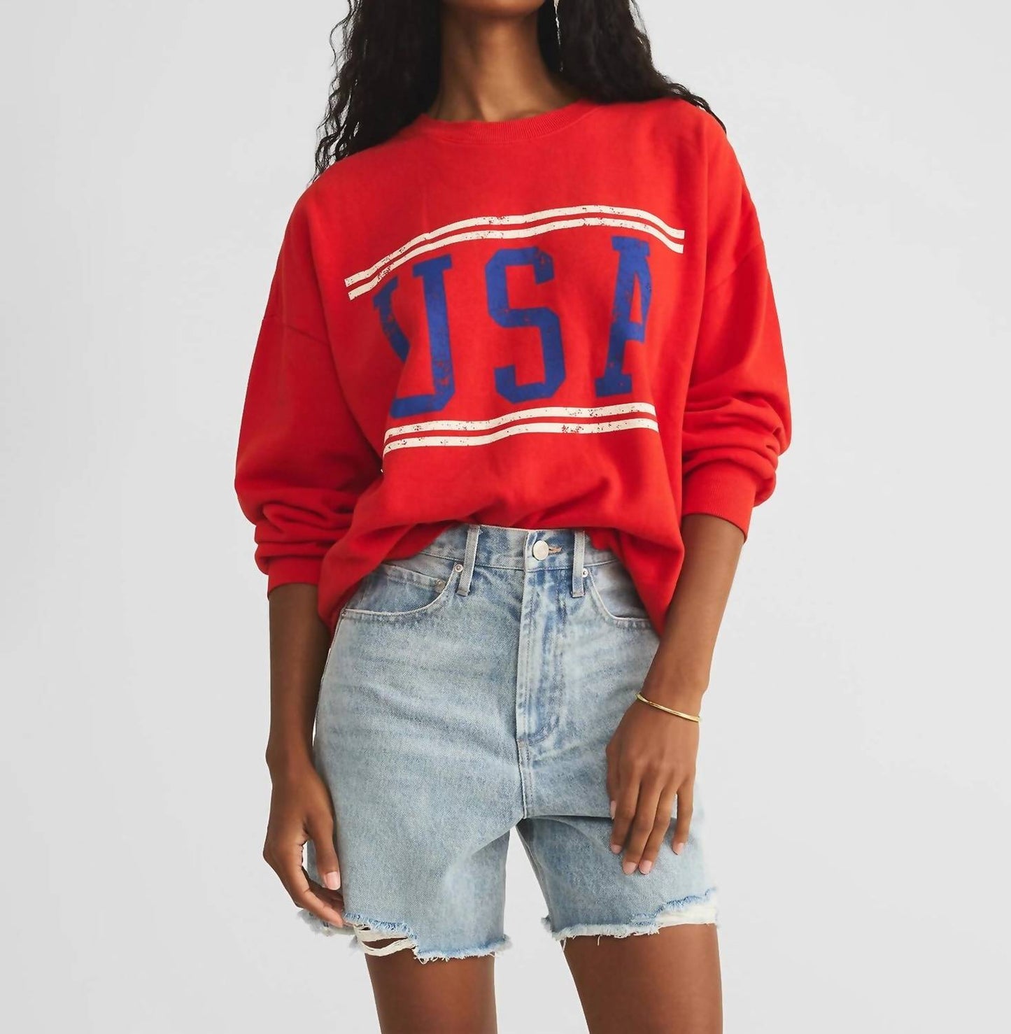 Z Supply - Usa Sunday Crewneck Sweatshirt