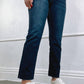 Risen - Calça Jeans Caden de Cintura Média e Perna Reta