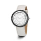 Alor - 0.04 Cts Leather Strap Diamond Watch