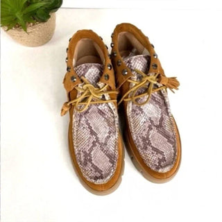 Geox - Botas Goula Brogues Python