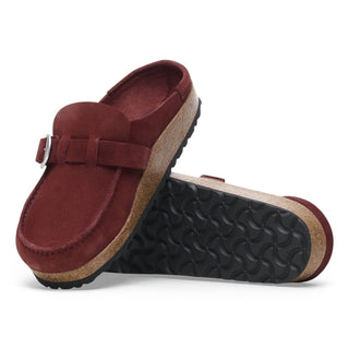 Birkenstock - Tamancos Buckley de camurça unissex