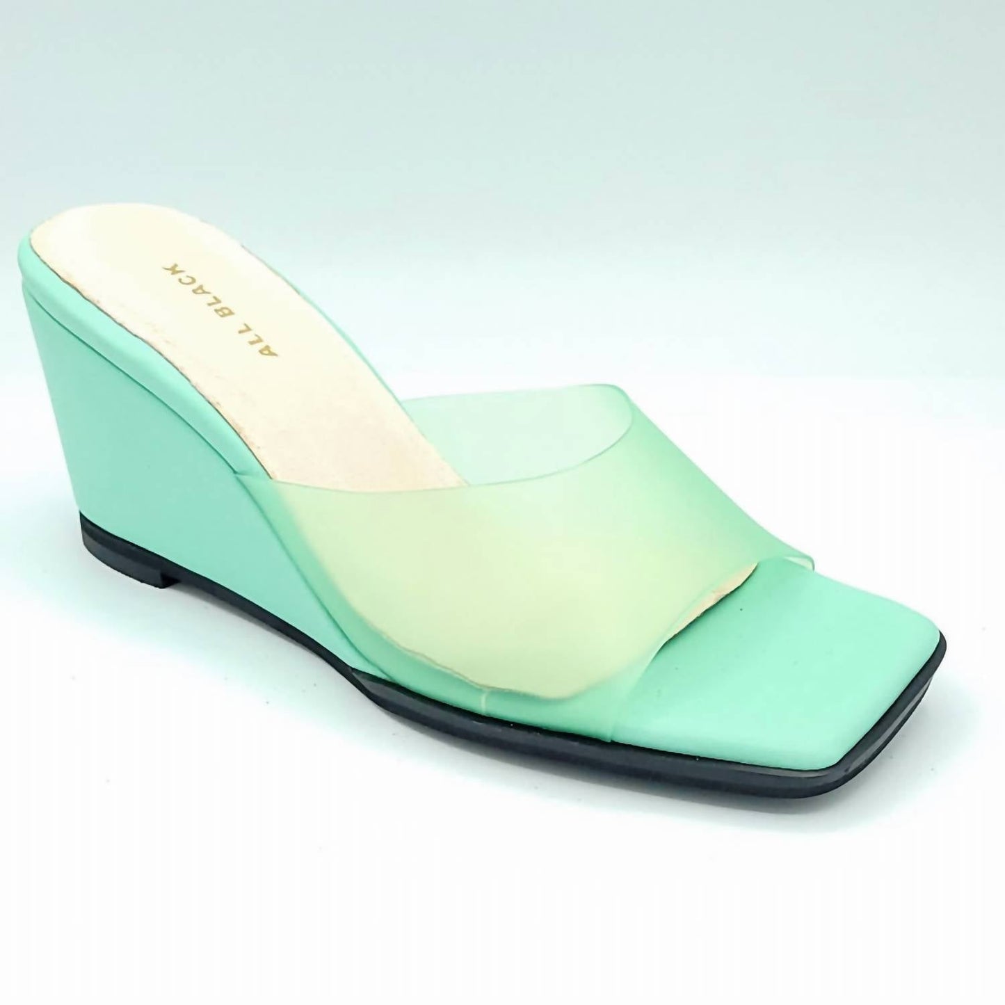 All Black - Women Glamour Wedge