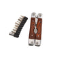 Creative Gifts International - Wood Handle Stainless Steel Multi Function Tool