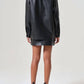 Agolde - Agda Leather Mini Skirt