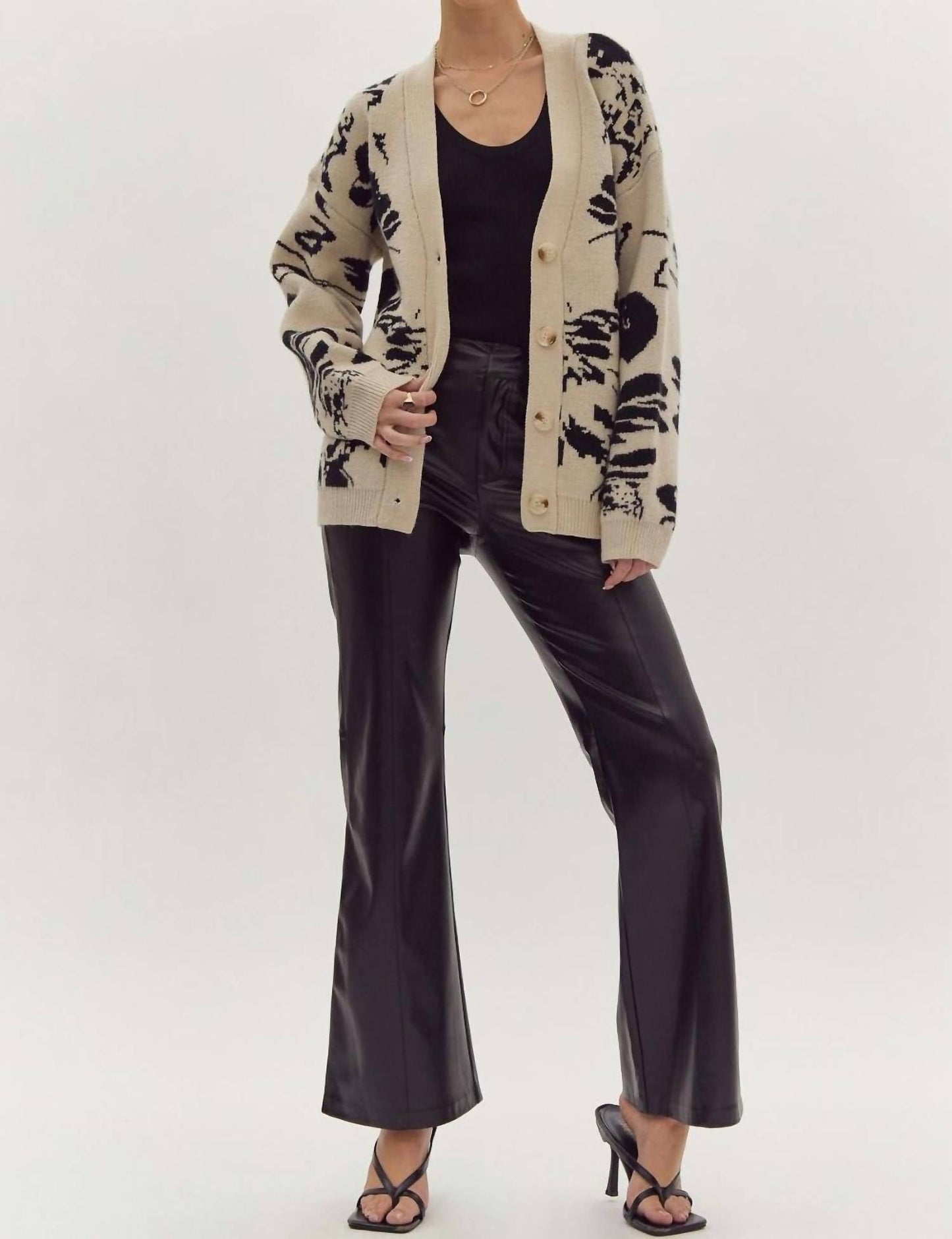 Entro - Trying Your Best Floral Cardigan