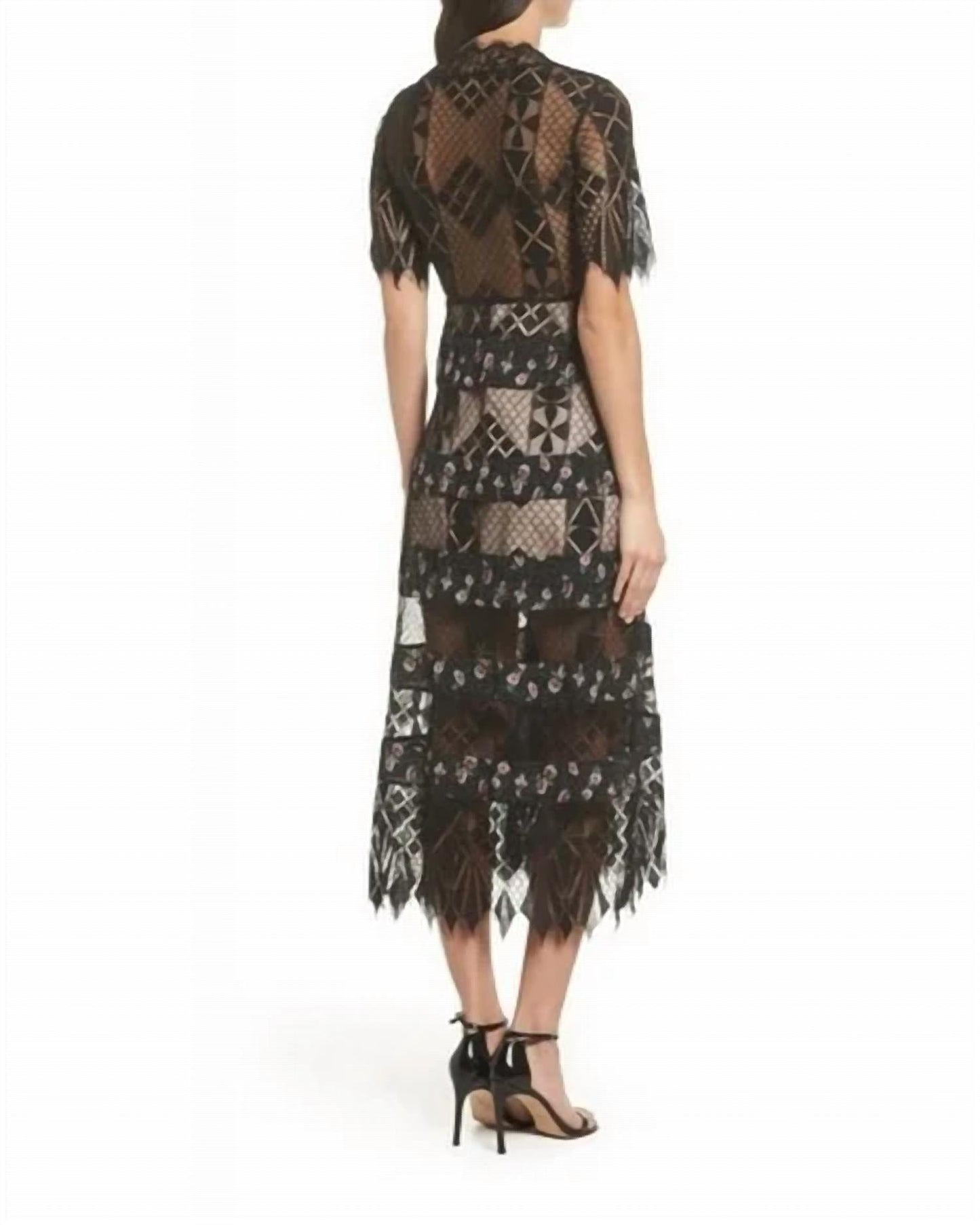 Foxiedox - Sweetwater Floral Stripe Midi Dress