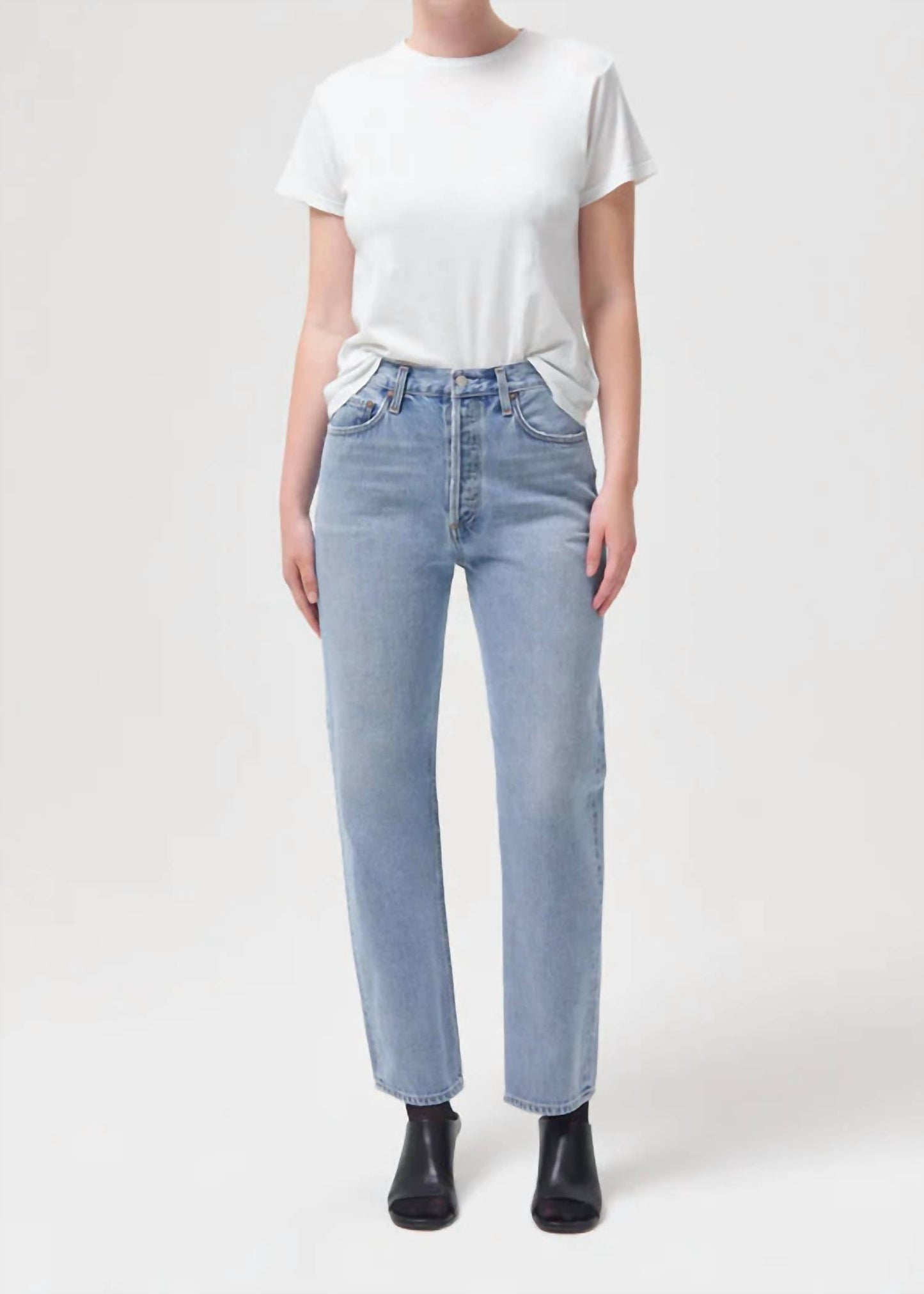 Agolde - 90s Pinch Waist High Rise Straight Jeans