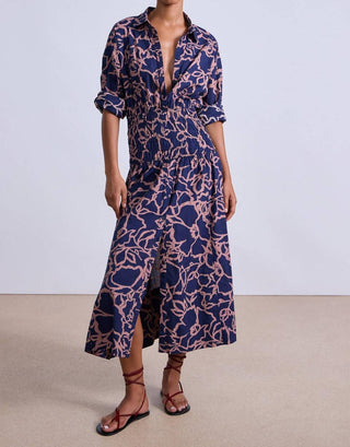 Apiece Apart - Vestido Camisa Sophia Smocked