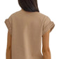 Entro - Vada Braided Detail Cap Sleeve Top